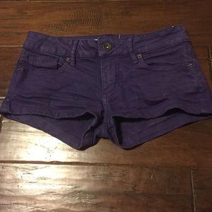 Bullhead Purple Shorts