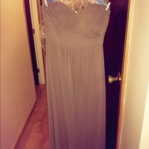 Taupe bridesmaid/formal dress