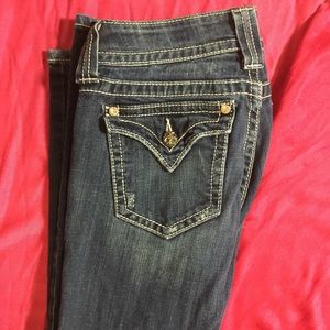 Miss Me Boot Cut Worn in and Comfy Denim S 28