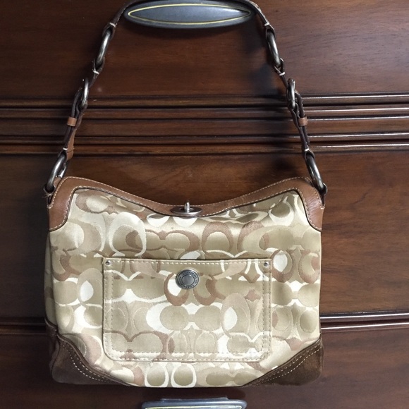 Coach bag - Khaki Optic - Suede Collection - Picture 3 of 6