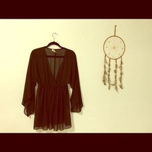 Cotton Club silky sheer dress