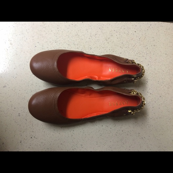 Brown Ralph Lauren Flats