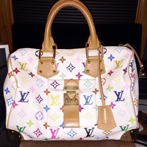 Louis Vuitton multicolor Speedy 30 Murakami.