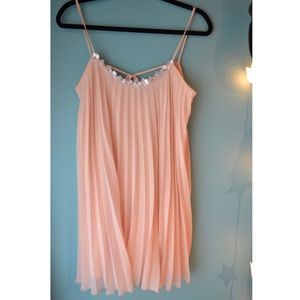Peach Baby doll dress