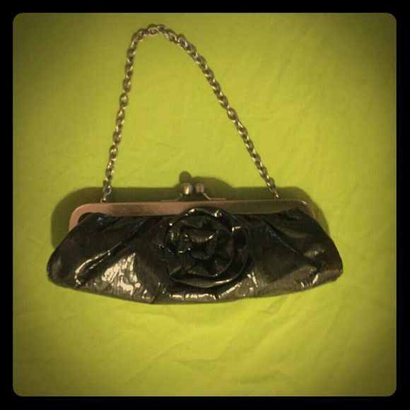 Black clutch purse