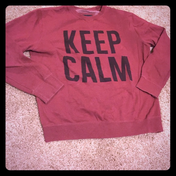 Keep calm forever 21 CREWNECK Burgundy
