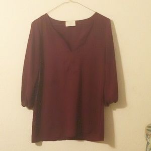 Burgundy Tunic