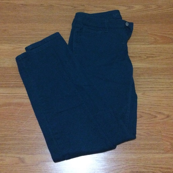 Super skinny turquoise navy jeans