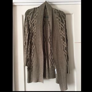 Waffle Green and Tan Throw