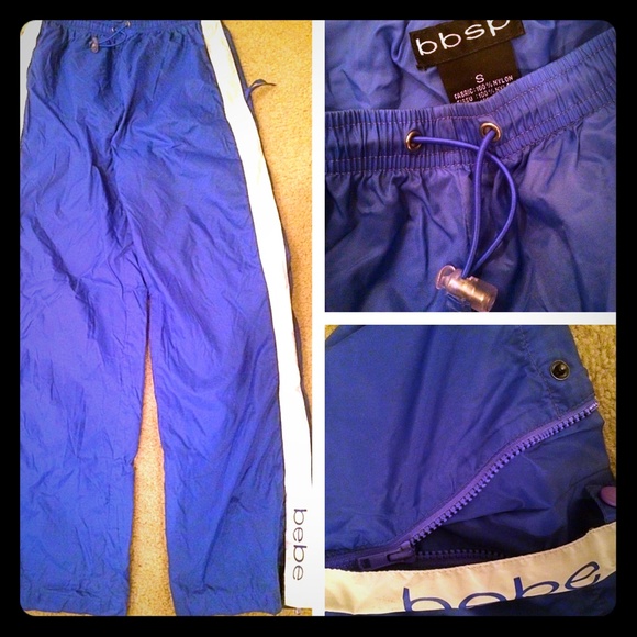 Bebe sport warm up pants