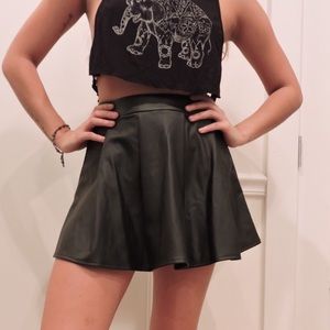 LF Pleather skirt