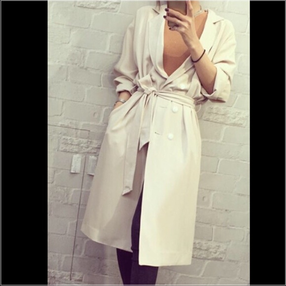 Jackets & Blazers - Long trench coat