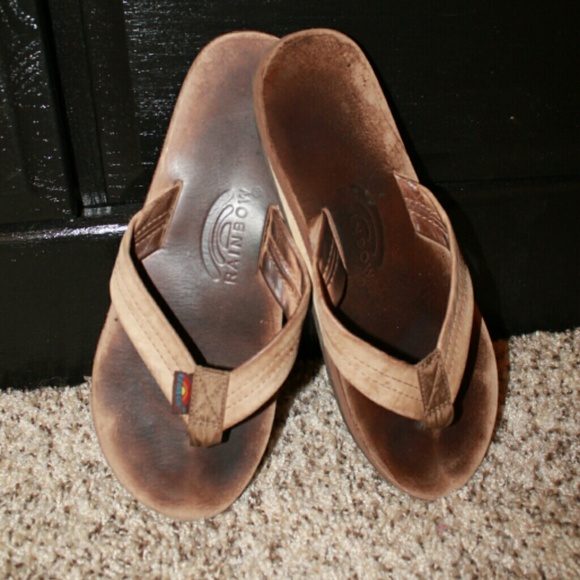 Thick strap Rainbow sandals