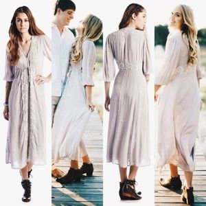 Free People Embroidered Fable Dress
