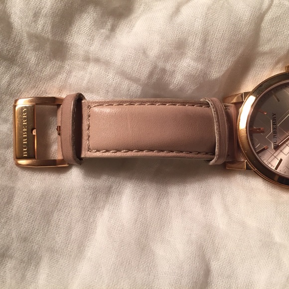 Burberry Check Stamped Classic Round Dial Watch main image 5