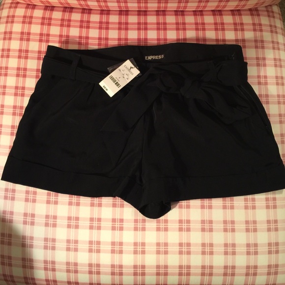 NWT Express Black Shorts - Picture 1 of 3