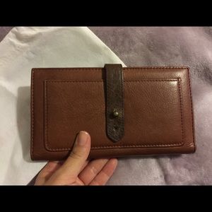 Cynthia Rowley brown leather wallet