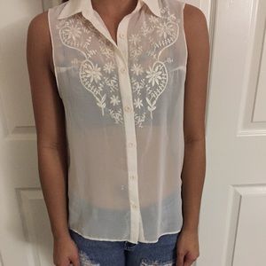 Cute cream blouse