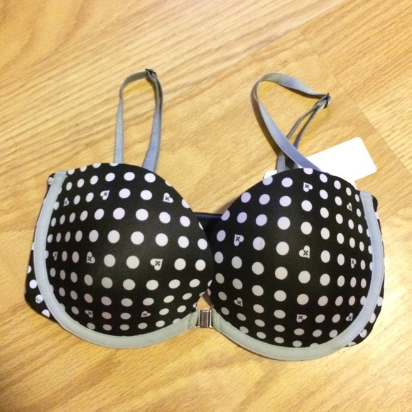 Blackheart front closure bra