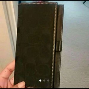 Authentic Coach checkbook cover