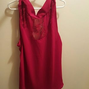 Red blouse/ tank