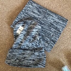 Grey scarf and beanie from Pink