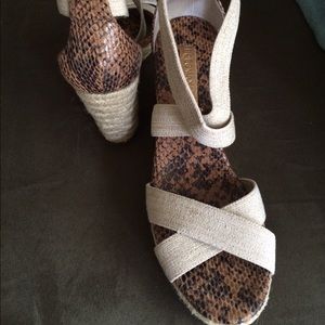 BCBG wedges.. Worn a few times size 7.5