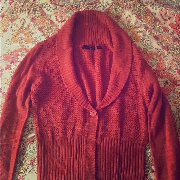 Burnt Orange Cardigan