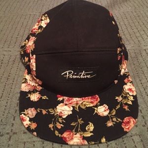 Floral primitive hat