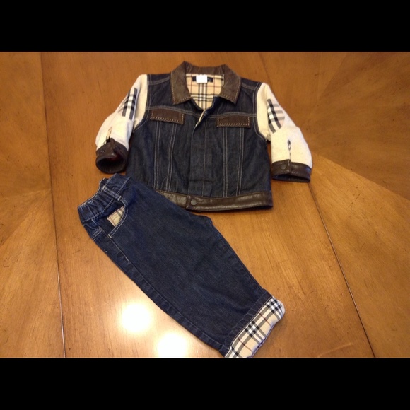 Authentic Burberry outfit 12 to 18 months