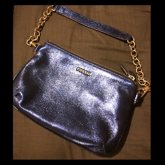 Blue Fossil Purse - Picture 1 of 3