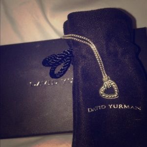 David Yurman Cable Heart Necklace