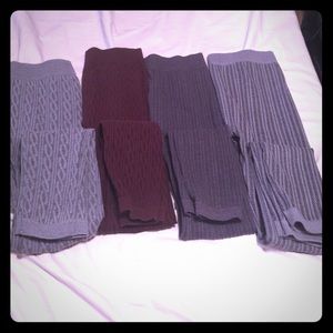 Cute set of 4 leggings