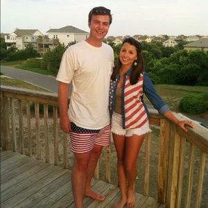 🇺🇸 Patriotic Denim Button Up