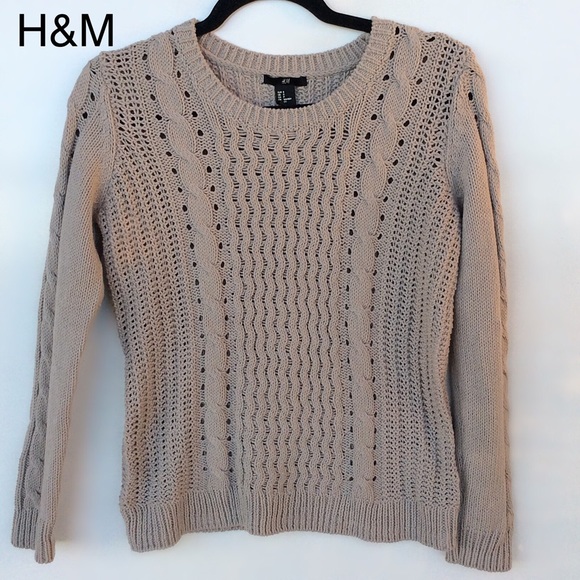 H&M Sweaters - H&M Beige Knit Sweater