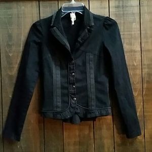 Black Orchid Victorian Steampunk Blazer S