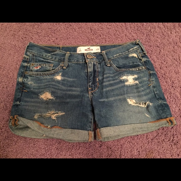 Hollister jean shorts