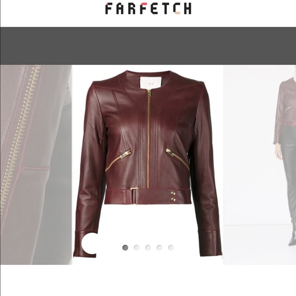 Iro leather jacket size 34