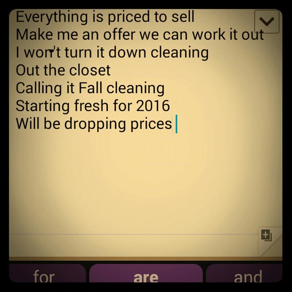 Prices will be dropping