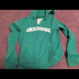 Abercrombie teal hoodie