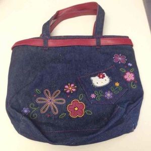 Hello Kitty Denim Purse