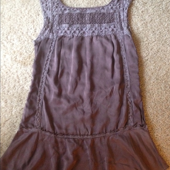 Free People Mauve Silk Top - Picture 4 of 4