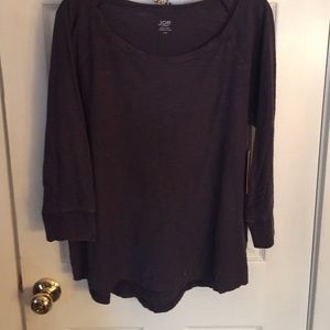 Navy 3/4 sleeve top. NWTS