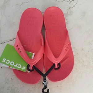 Crocs flip flops