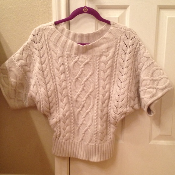 Cream knit sweater