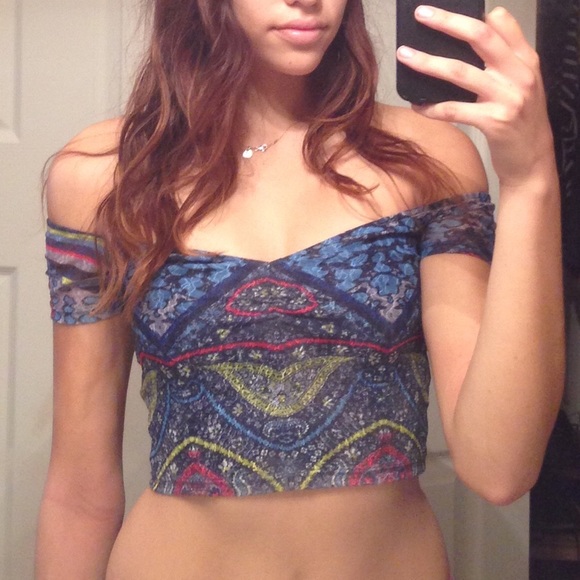 Nasty gal festival crop top