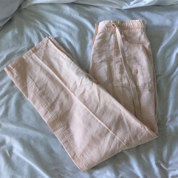 H&M high waisted linen pants🌸
