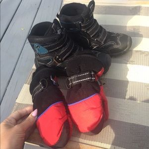 Italian designer Size 11.5 Little Boys boots.