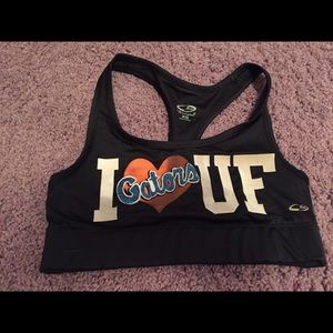 Custom I ❤️ University of Florida sports bra