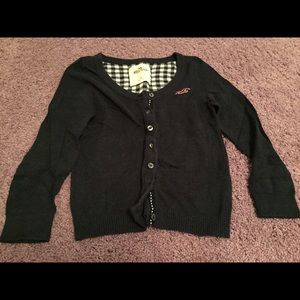 Navy Hollister cardigan
